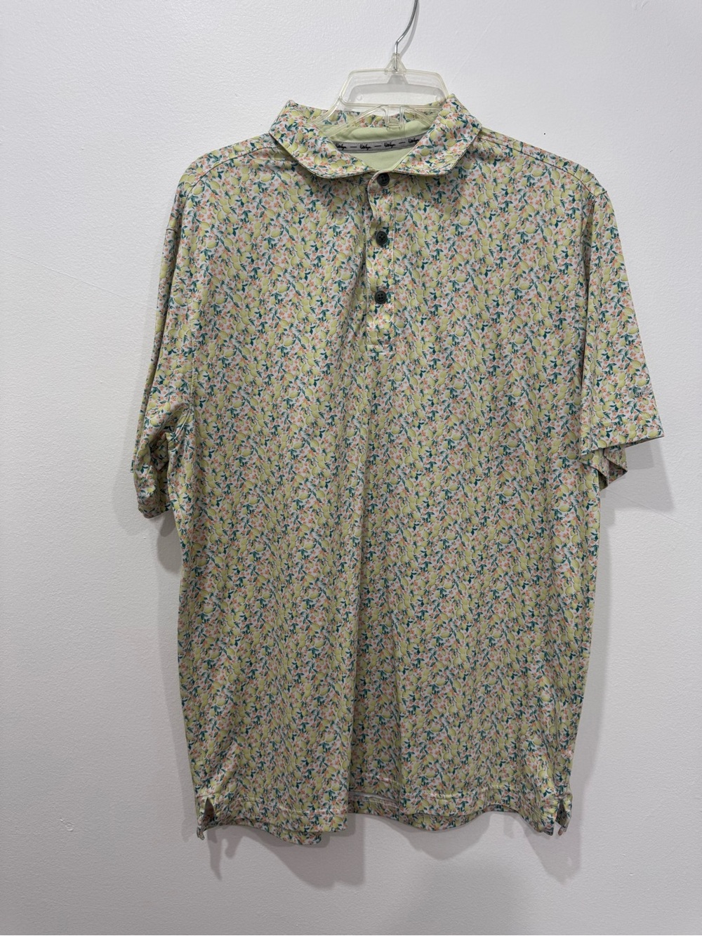 Walter Hagen Men's Floral Print Polo - Green Multi